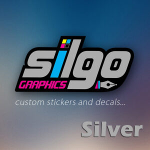 Silgo stickers: Silver