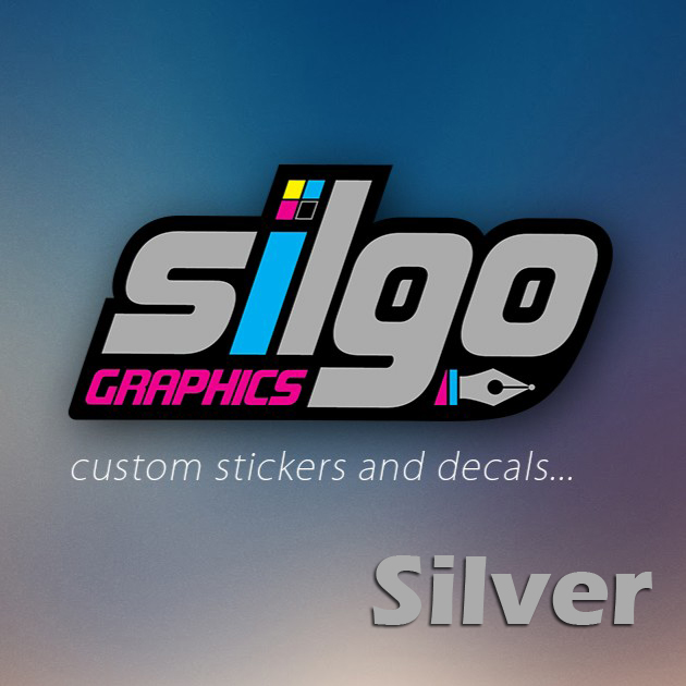 Silgo stickers: Silver Silgo stickers: Silver